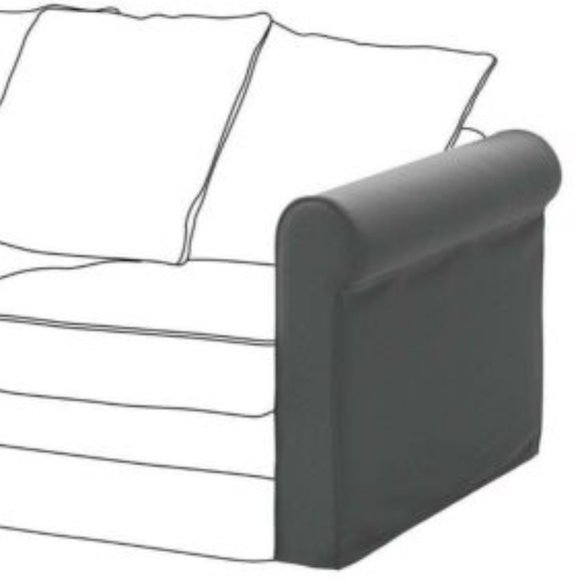 NEW IKEA GRONLID Armrest Cover Ljungen medium gray 403.968.48 - Picture 1 of 2